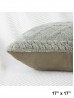 Cable Pattern Soft Wool Fleece Feeling Cushion & Filler